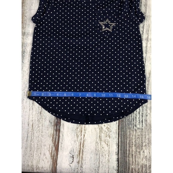 NWT Gymboree Blue Polka Dot Short Sleeve Tee Top Girls 8 - Picture 6 of 8